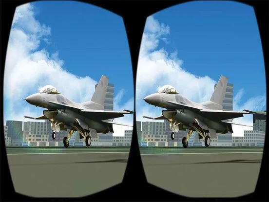 Изображение игры: VR Jet Fighter Simulator Real Virtual Reality Game