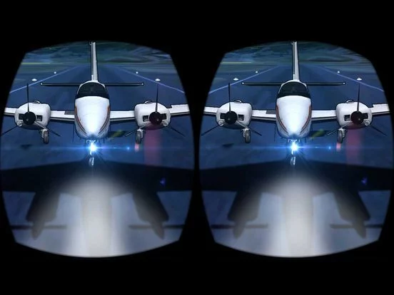 Изображение игры: VR Airplane Flight Simulator for Google Cardboard
