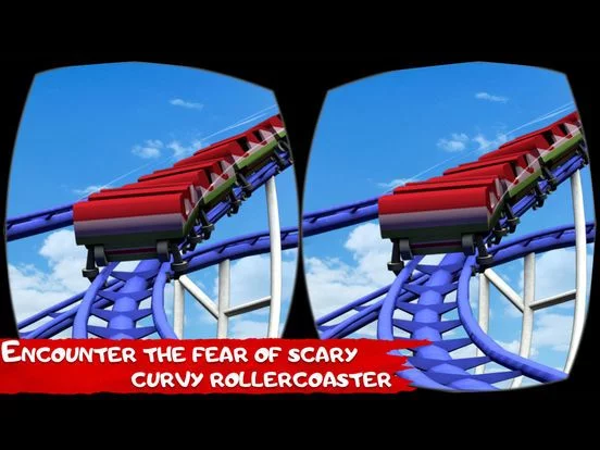 Изображение игры: VR Roller Coaster - Tour for Google Cardboard