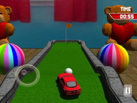 Изображение игры: Toy Car Mini Golf Free: 3D Sports Game
