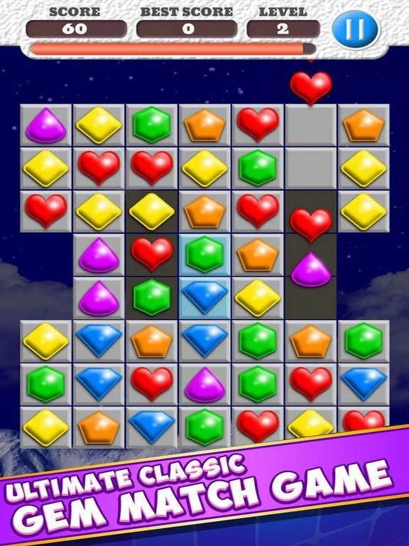 Изображение игры: Gems Combo:Match3 Mania