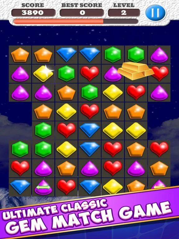 Изображение игры: Gems Combo:Match3 Mania