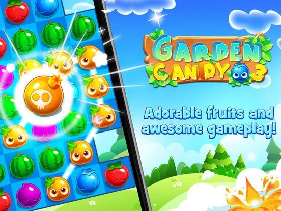 Изображение игры: Fruit Splash Flower Blossom Candy Garden 3