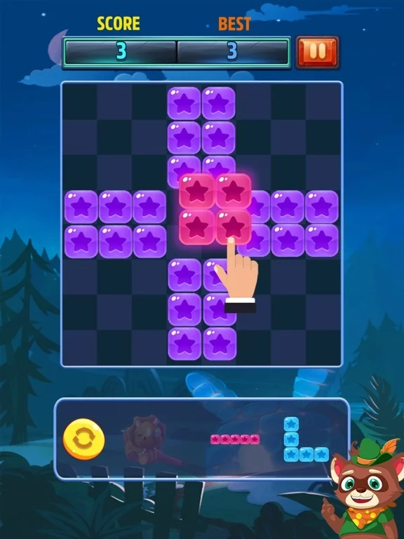 Изображение игры: Block Puzzle Star Color
