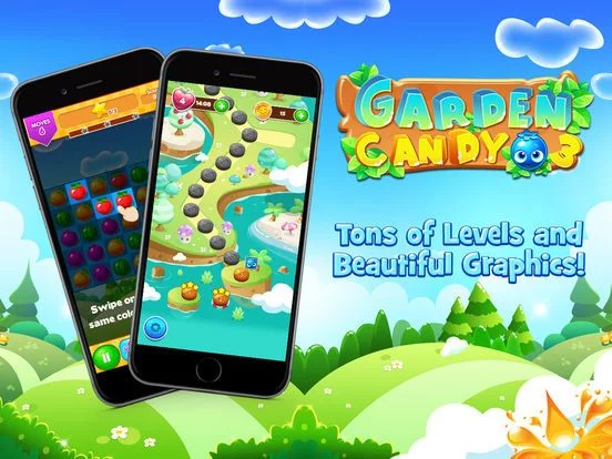 Изображение игры: Fruit Splash Flower Blossom Candy Garden 3
