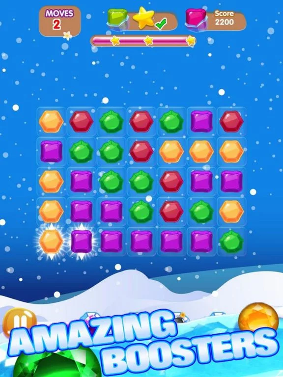 Изображение игры: Snow Jewel Connect