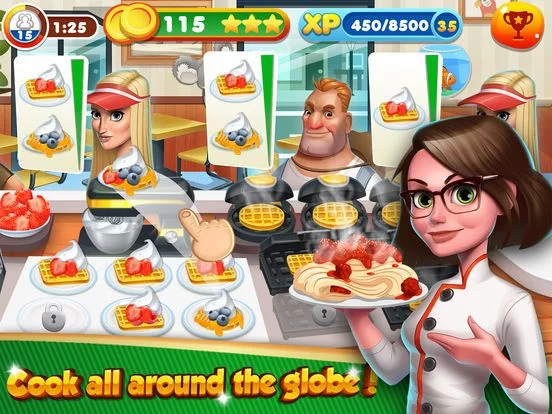Изображение игры: Cooking Games Fast Food Kitchen & Top Burger Chef