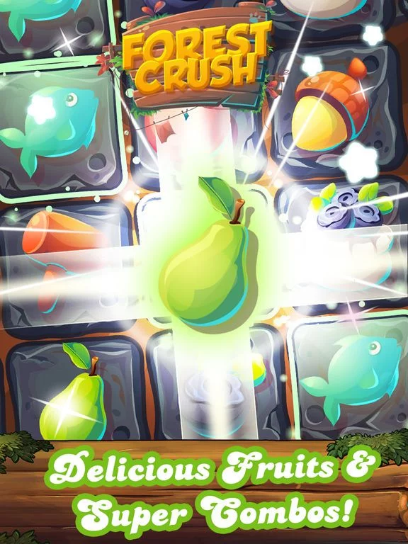 Изображение игры: Forest Fruit Crush - Delicious Candy Line & Jelly