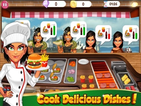 Изображение игры: Cooking Games Pizza Fast Food Maker & Kitchen Chef