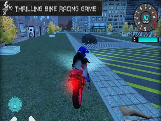 Изображение игры: Night Fast Motorcycle RideCITY