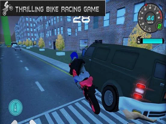 Изображение игры: Night Fast Motorcycle RideCITY