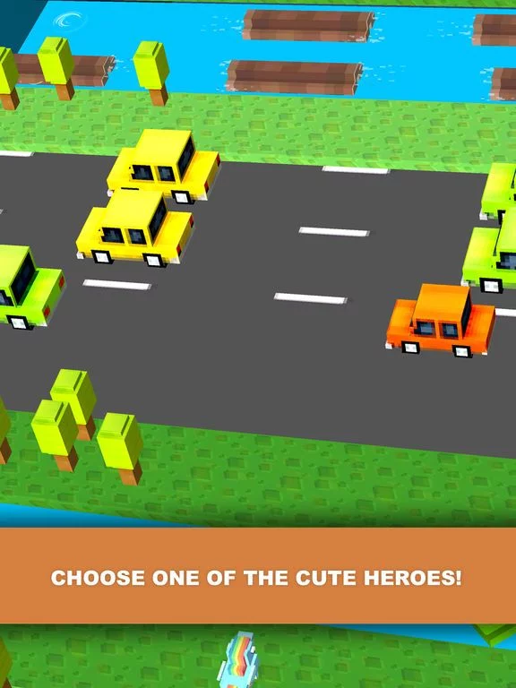Изображение игры: Hop Heroes: Road Jump Game