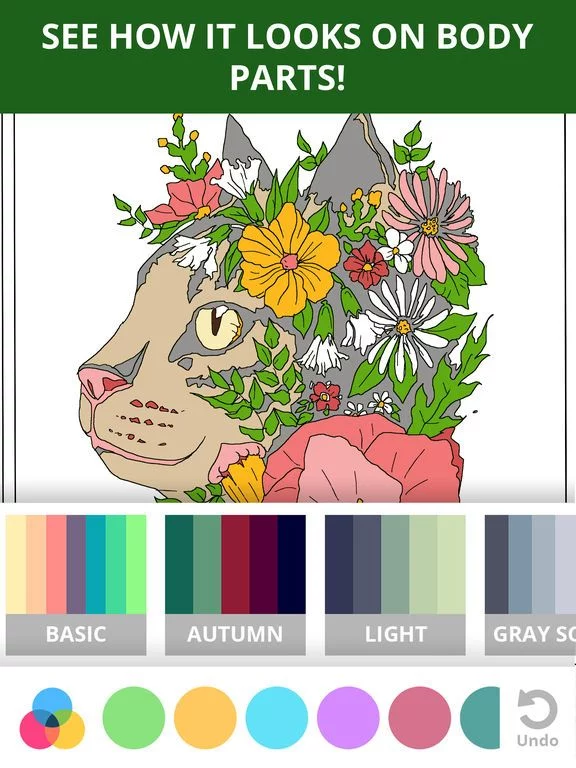 Изображение игры: Tattoo Maker: Coloring Master