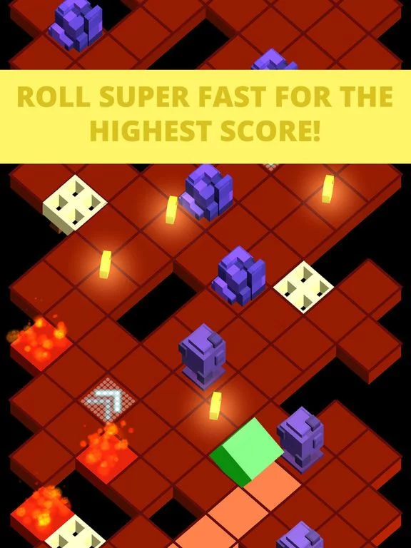 Изображение игры: Cube Roll Frenzy