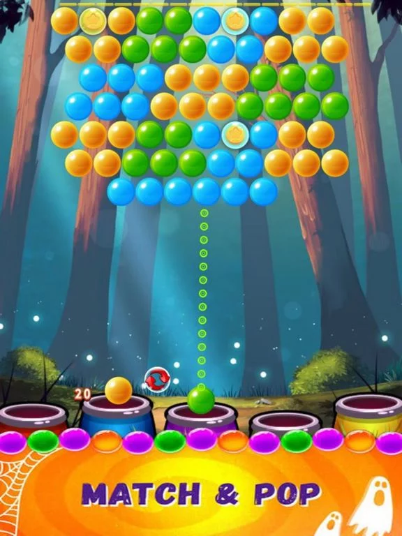 Изображение игры: Bubble Jungle Light