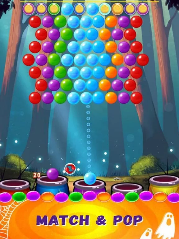Изображение игры: Bubble Jungle Light