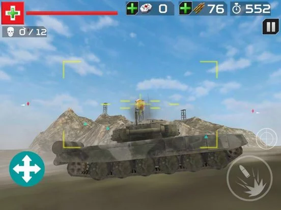 Изображение игры: Tank Battle Shoot Epic