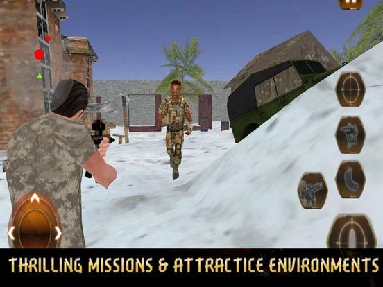 Изображение игры: US Army Attack: Snow War