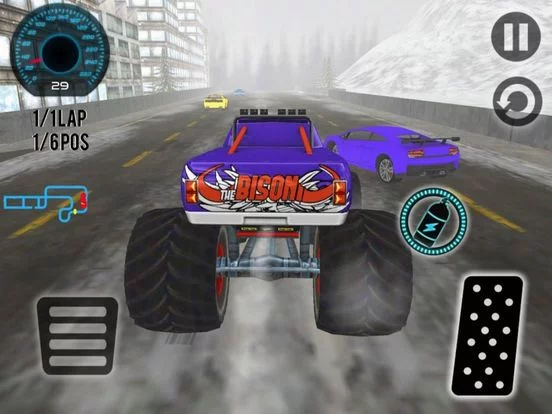 Изображение игры: Super Monster Truck Car Race