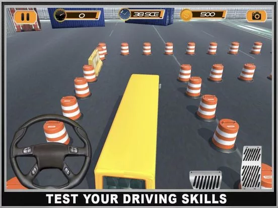 Изображение игры: School Bus Driving Skill