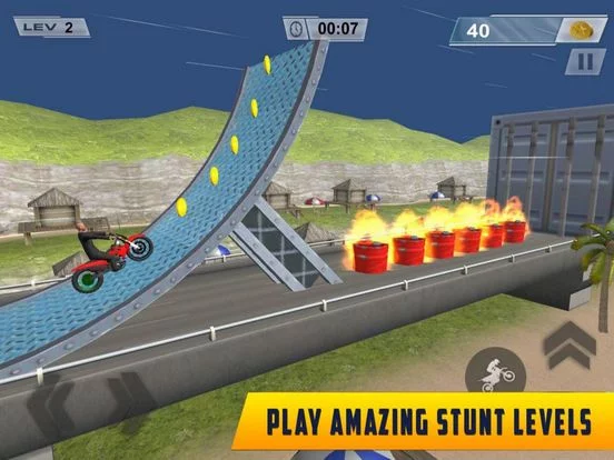 Изображение игры: Bike Stunts-Real moto Jump