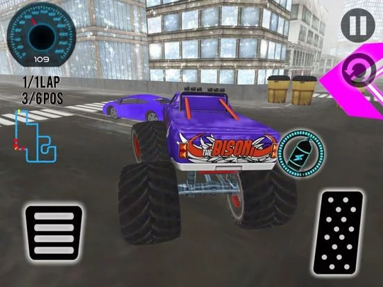 Изображение игры: Super Monster Truck Car Race
