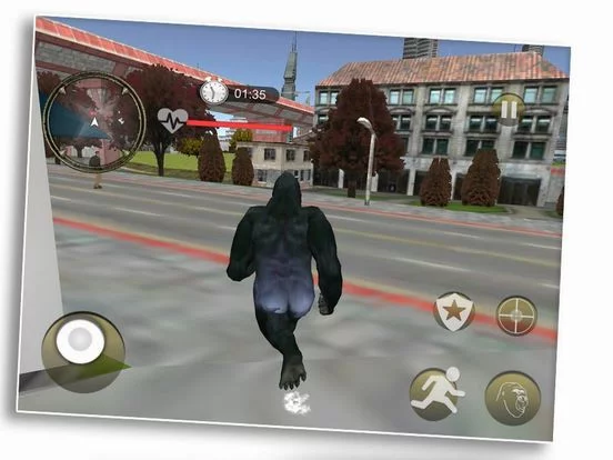 Изображение игры: Gorilla Fighting City