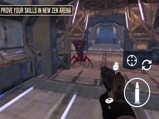 Изображение игры: Alien Shooting: Spaceship Mons