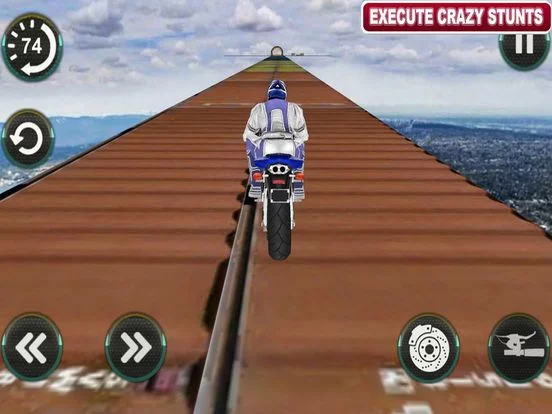 Изображение игры: Moto Crazy -Impossible Trial