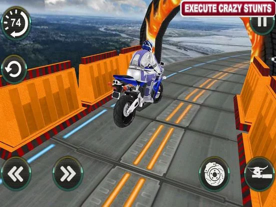 Изображение игры: Moto Crazy -Impossible Trial