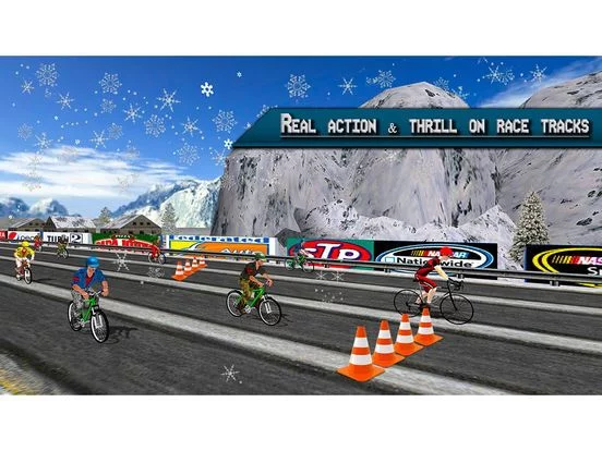 Изображение игры: Extreme Highway Bike Racing 2017 - Bicycle Race 3D