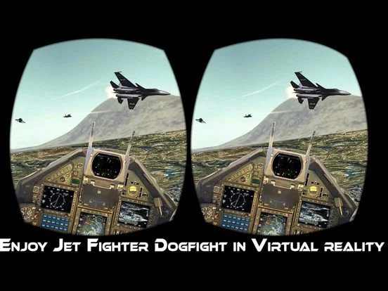 Изображение игры: VR Jet Fighter Combat Flight simulator game Best