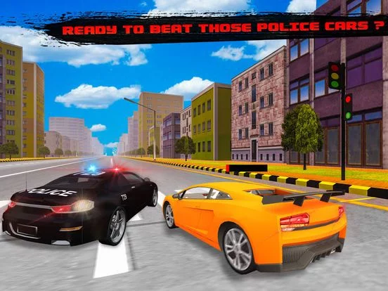 Изображение игры: Crazy Police Pursuit Highway Race - Cops Vehicles Driving Simulator and Criminals Escape Silent Mission
