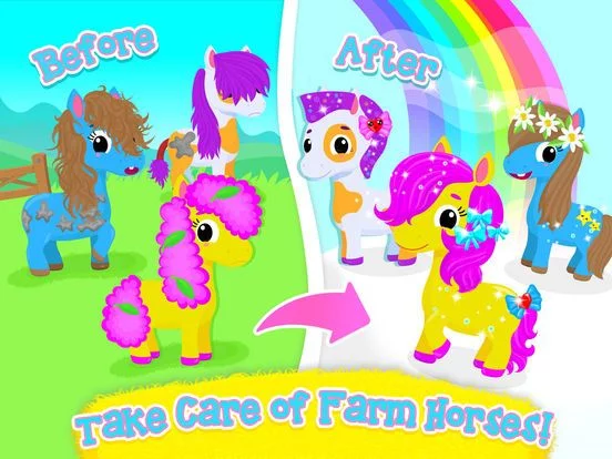 Изображение игры: Cute & Tiny Horses