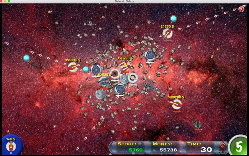 Изображение игры: Defendo Galaxy