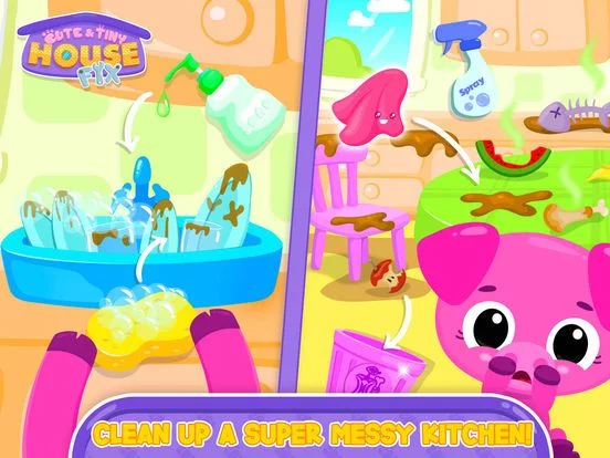 Изображение игры: Cute & Tiny House Fix