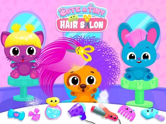 Изображение игры: Cute & Tiny Hair Salon