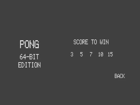 Изображение игры: PONG 64-Bit