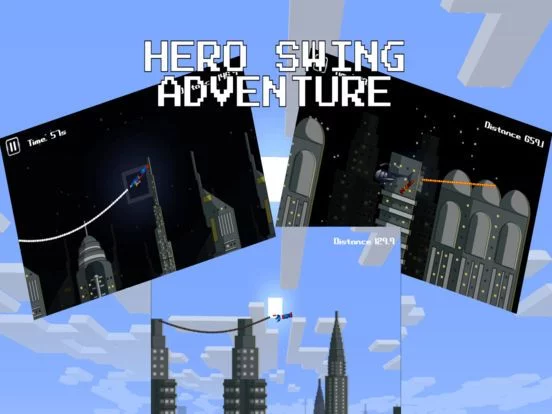 Изображение игры: Hero Swing Adventure
