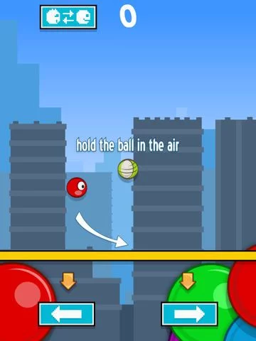 Изображение игры: Bouncy FootBall vs Red Ball FREE