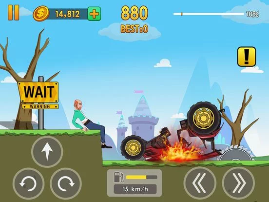Изображение игры: Wheel Driving: Car Climb Game