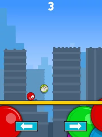 Изображение игры: Bouncy FootBall vs Red Ball FREE