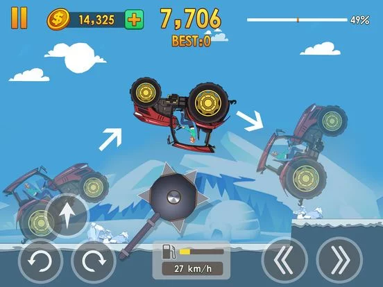 Изображение игры: Wheel Driving: Car Climb Game
