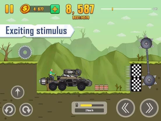 Изображение игры: Wheel Driving: Car Climb Game