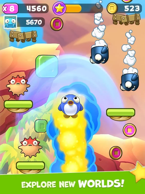 Изображение игры: Mega Jump Infinite