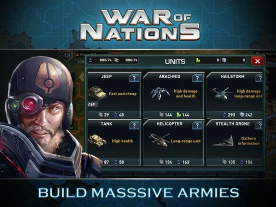 Изображение игры: War of Nations - PVP Strategy