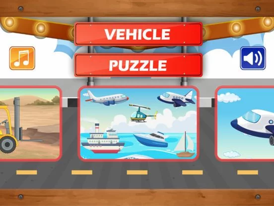 Изображение игры: Peg Puzzle - Vehicles