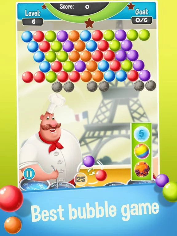 Изображение игры: Chef Pop: Bubble World