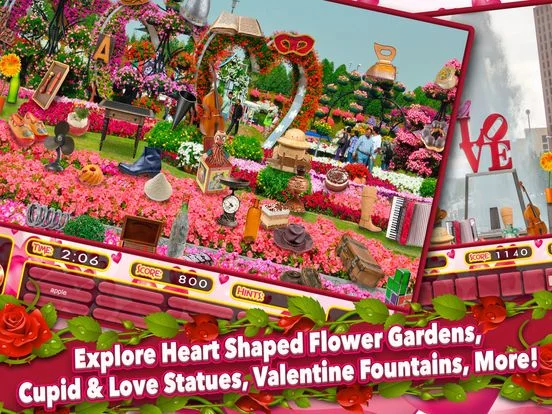 Изображение игры: Hidden Objects Valentine's Day