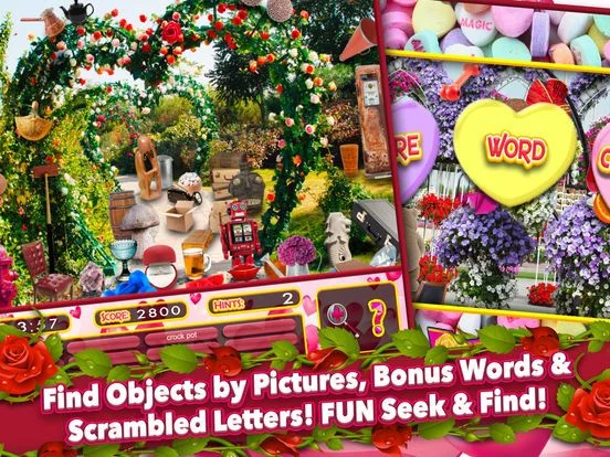 Изображение игры: Hidden Objects Valentine's Day